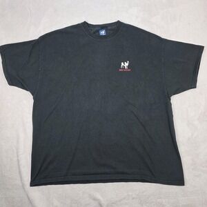 VINTAGE Big Dogs Shirt Mens 3XL Who Let The Hogs Out Biker Streetwear 2003 Y2k